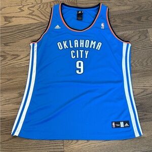 Adidas Women’s OKC Thunder Serge Ibaka Jersey #9 Blue Size 2XL